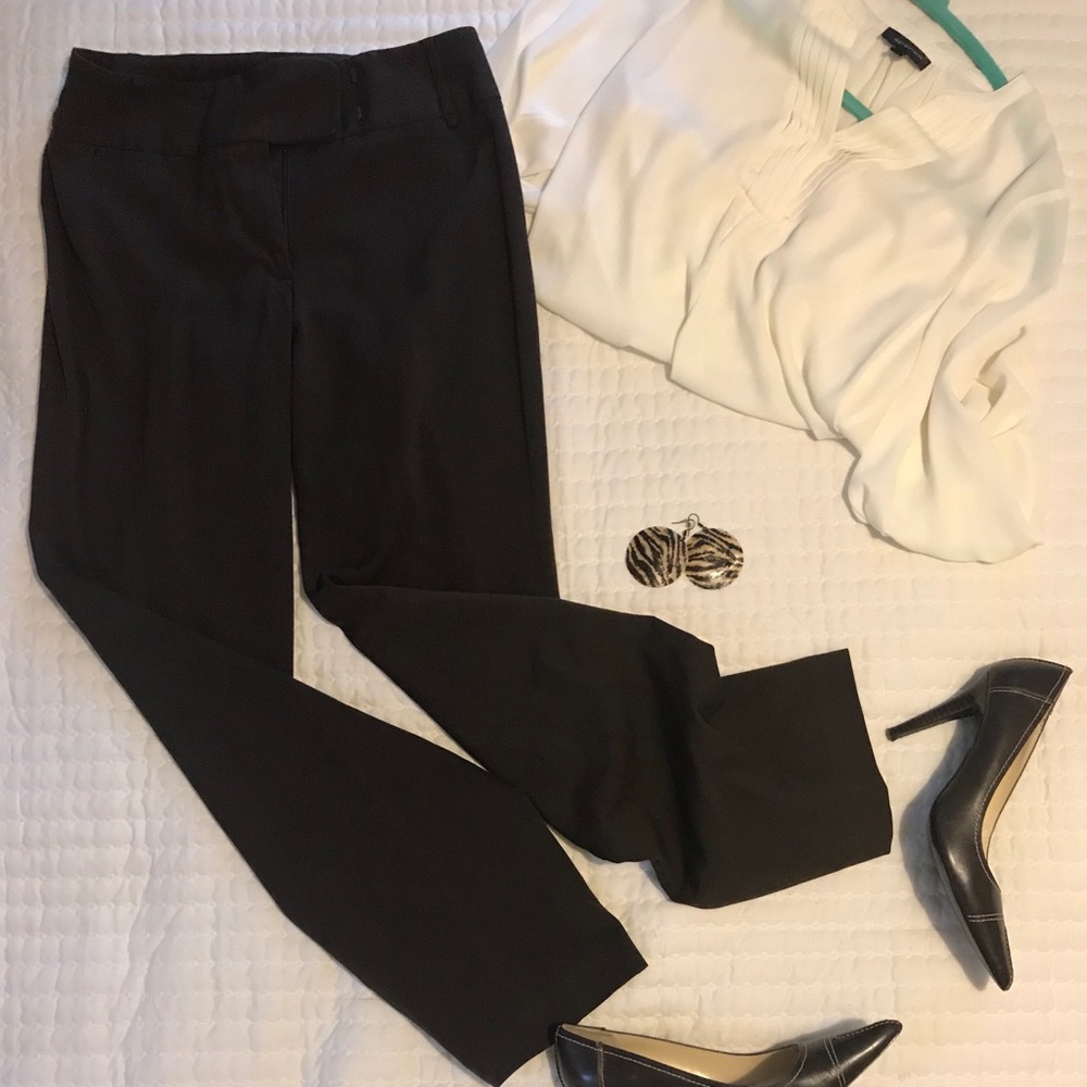 Dark brown dress pants